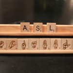 Board Games: ASL Scrabble Tiles 